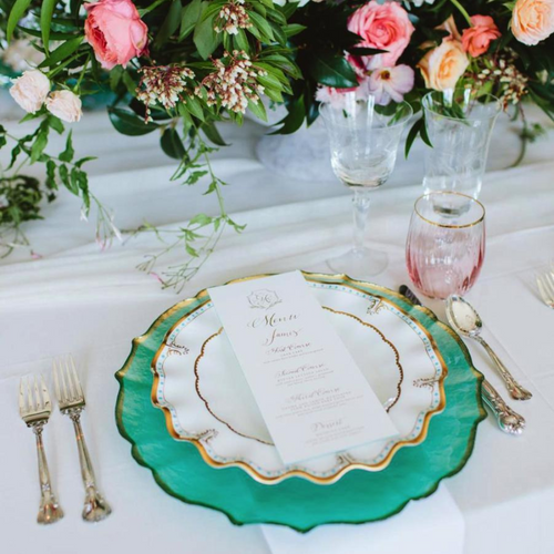 Vietri Baroque Glass Aqua Dinnerware Vietri Baroque Glass Aqua Dinnerware